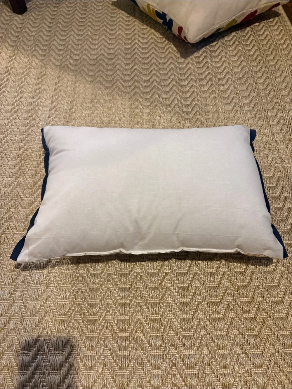 Target Floral Bird Embroidered Accent Pillow in White, Blue, Green, Yellow, Pink